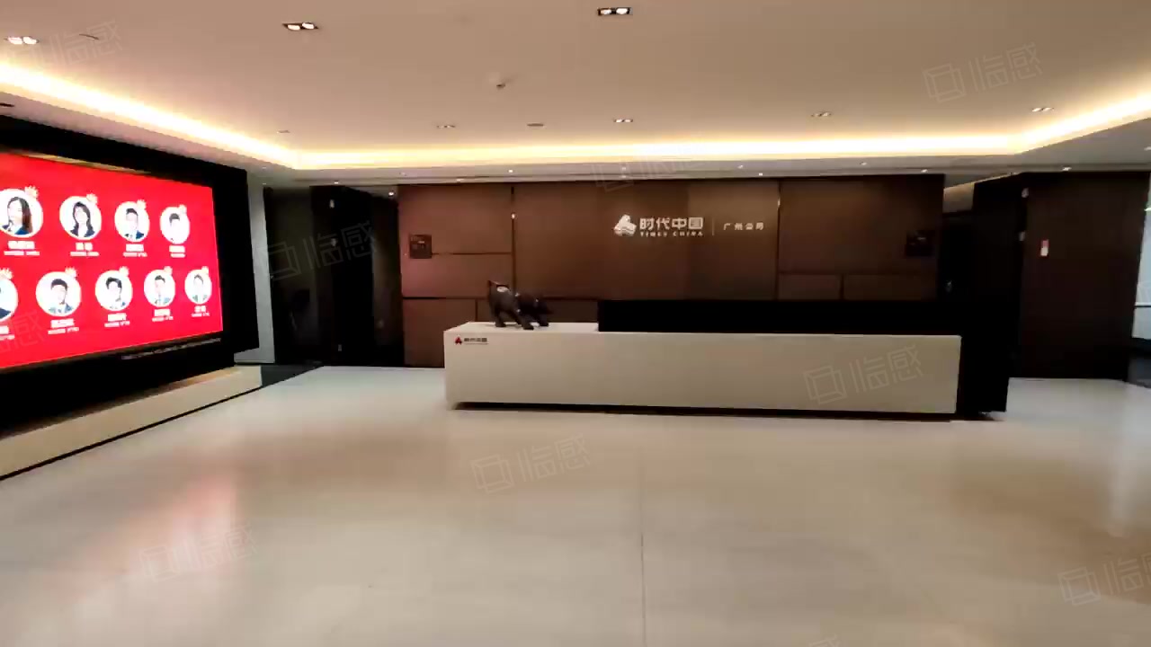 (出租) 越秀区时代地产中心电梯口办公室出租 豪华中心隔间多适合接待