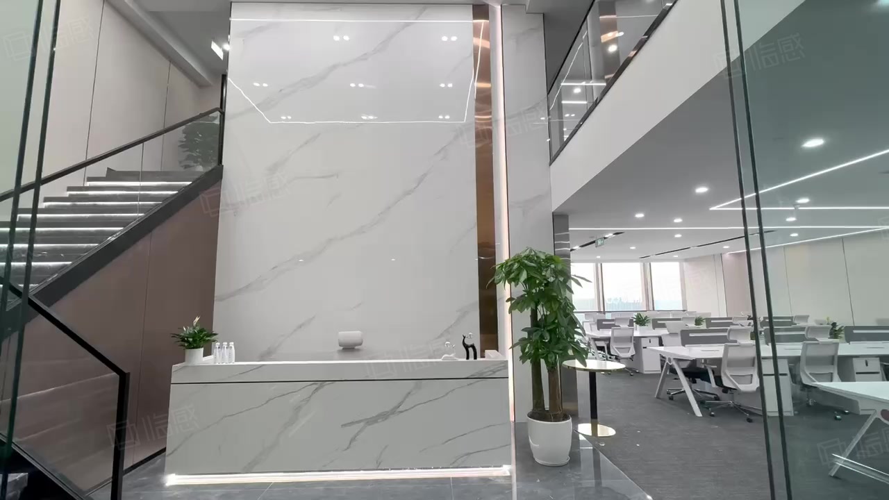 (出租) 7米层高~大气磅礴丨超大气形象墙丨彰显企业实力丨海纳百川