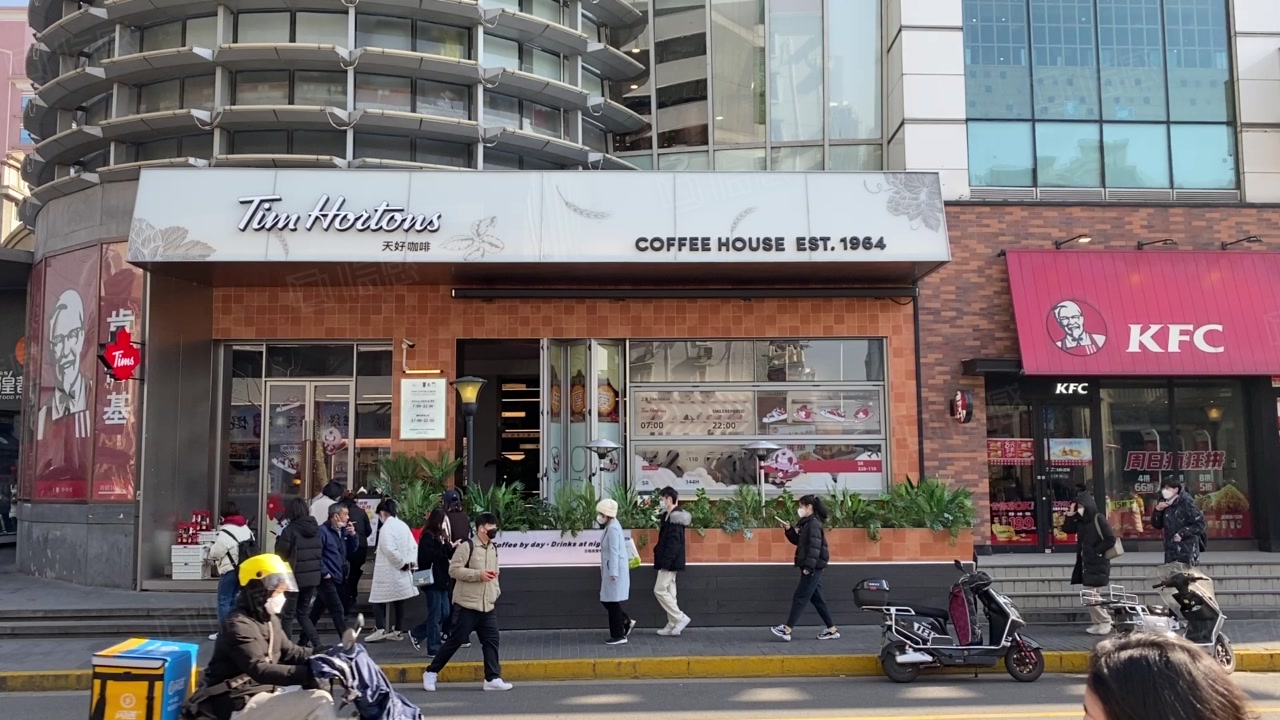 南京西路 tims咖啡,年租92万 递增8,上海金山亭林湟普汇商铺租售/生意