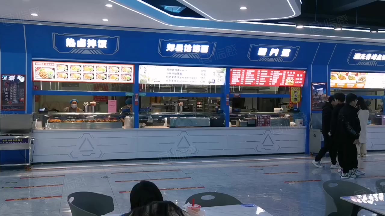 【10图】河北外国语学院新校区,在校生2w人,目前只有一个食堂投入使用