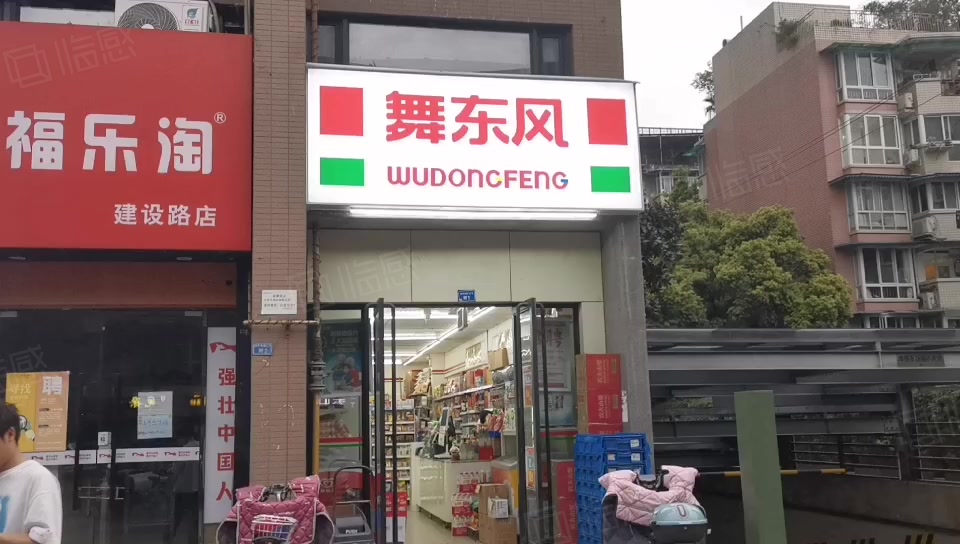 (出售) 建设路小区门口 双边街商铺(舞东风超市承租)年租金8万