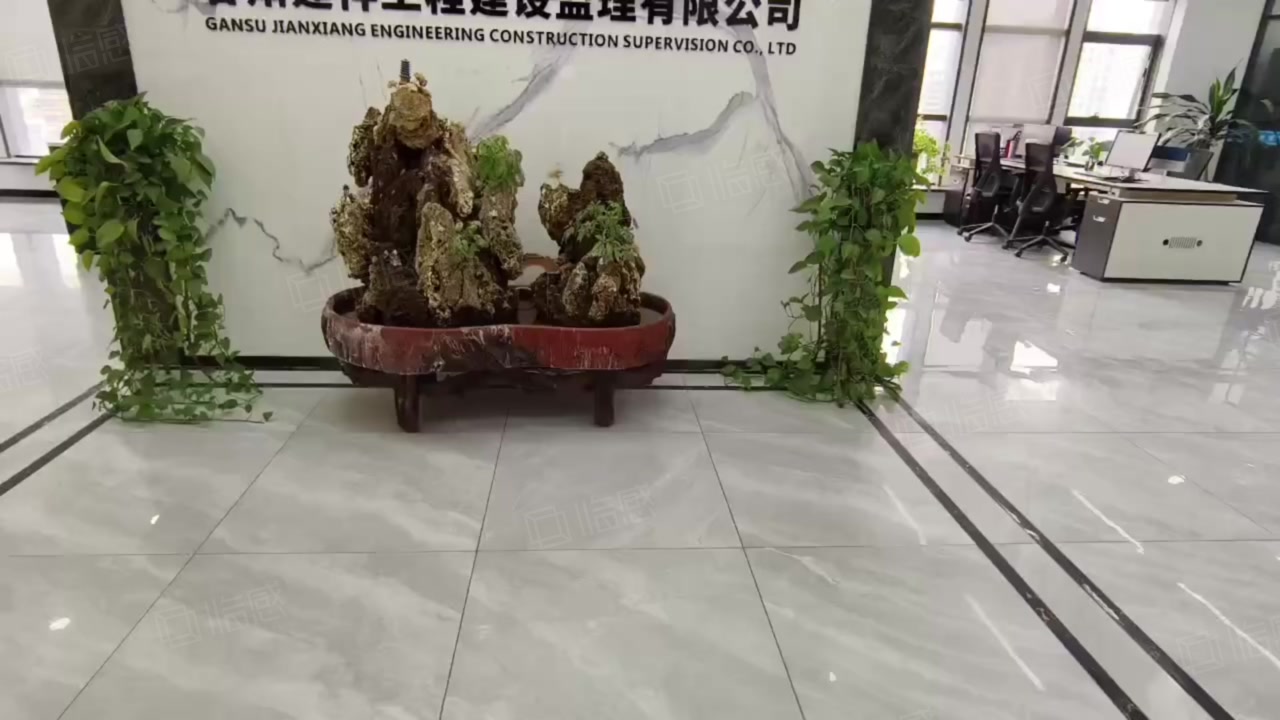 【13图】中天健精装大气办公室 388平 带隔断独立空间,兰州七里河